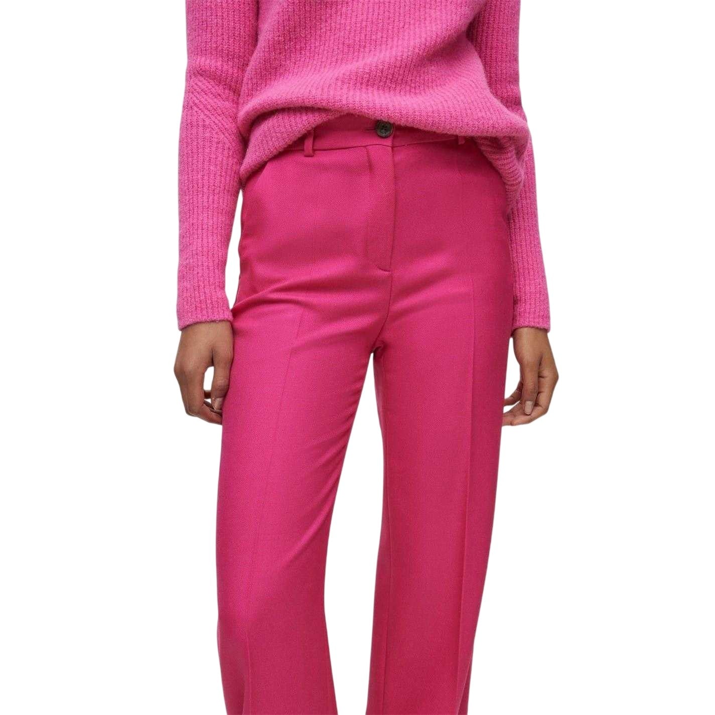 Bright Pink - Side - Boss Womens-Ladies Tireka Trousers