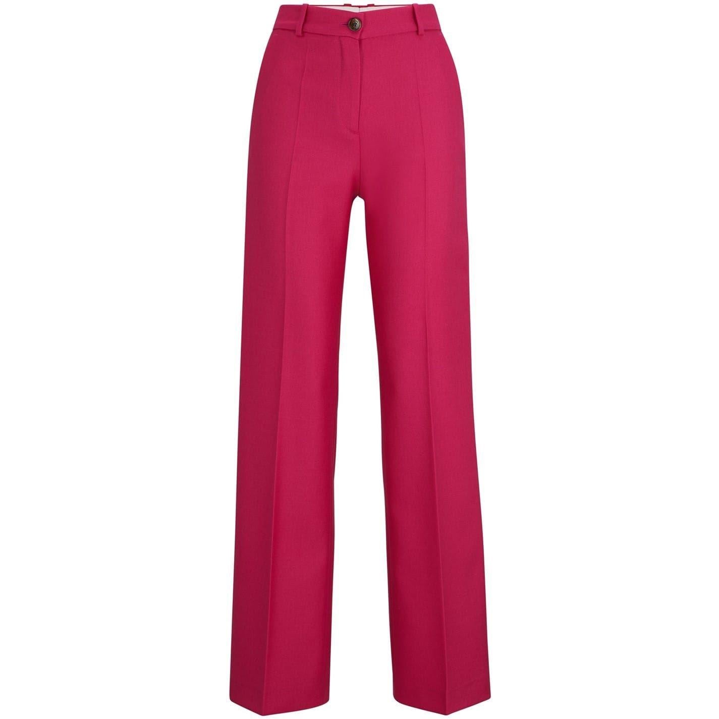 Bright Pink - Front - Boss Womens-Ladies Tireka Trousers