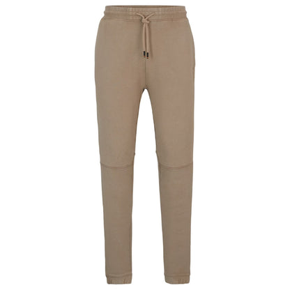 Brown - Front - Boss Mens Logo Joggers