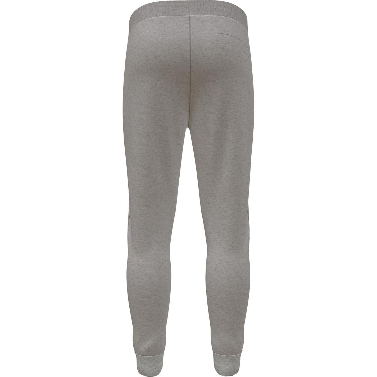 Grey Marl - Back - SikSilk Mens Fleece Joggers