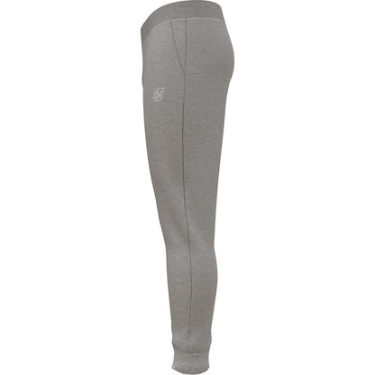 Grey Marl - Side - SikSilk Mens Fleece Joggers