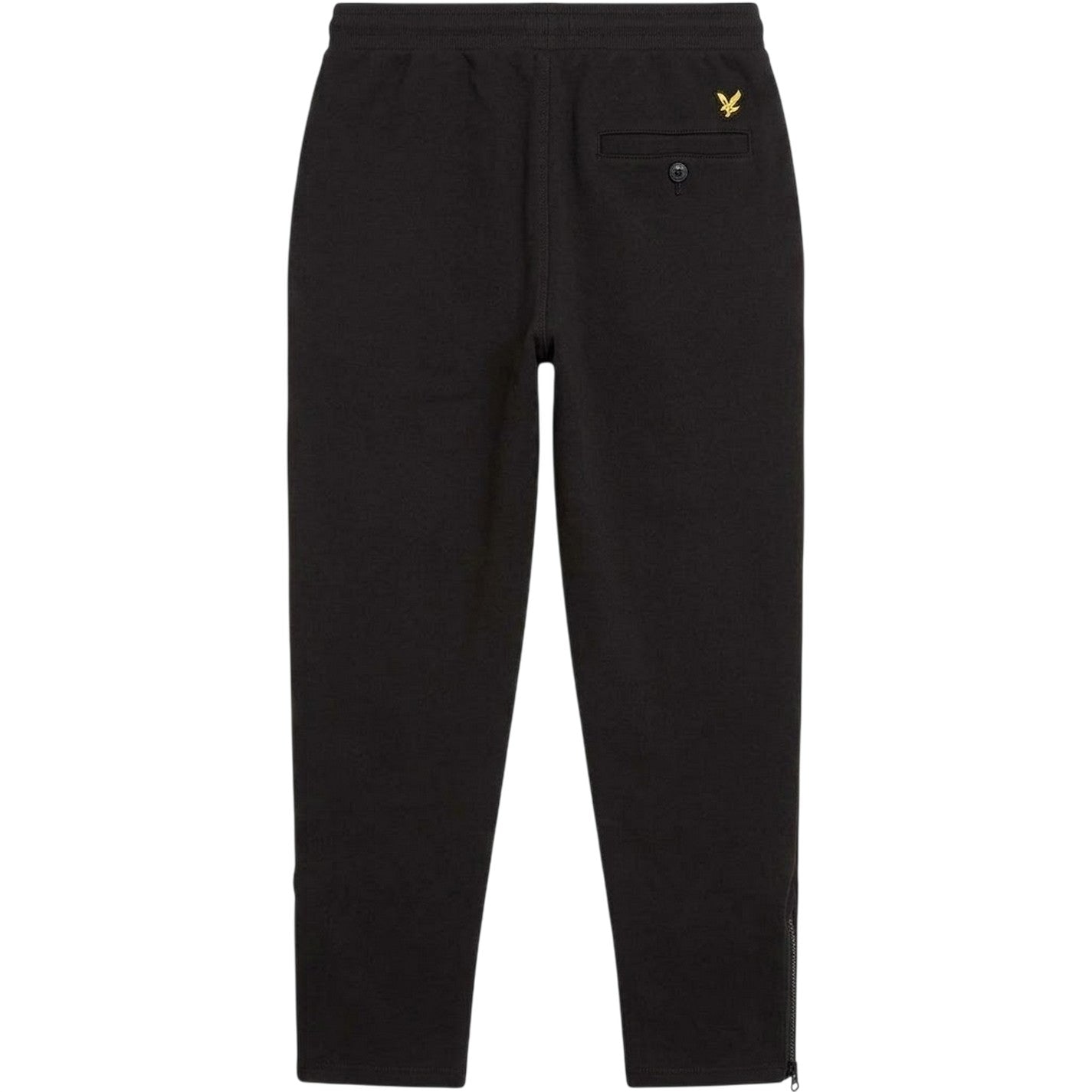 Black - Back - Lyle & Scott Childrens-Kids Straight Tracksuit Bottoms