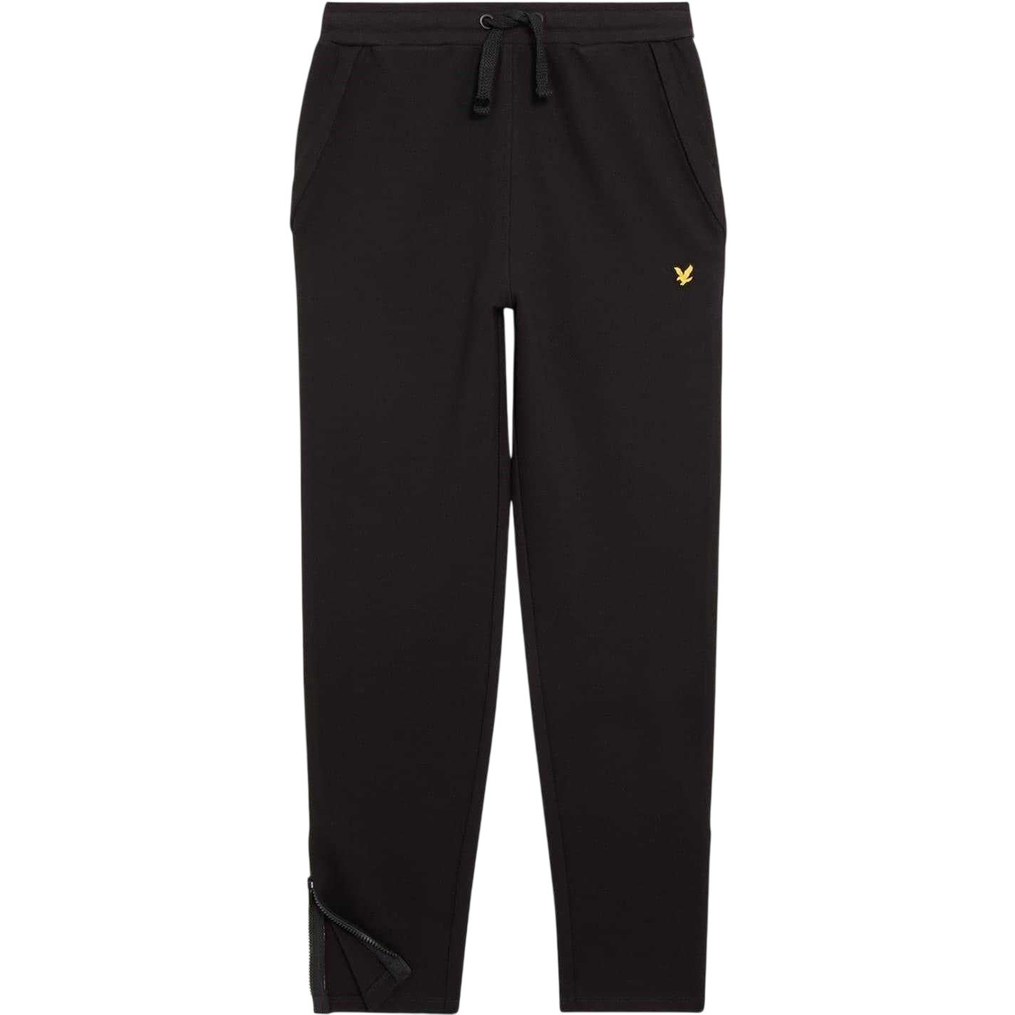 Black - Front - Lyle & Scott Childrens-Kids Straight Tracksuit Bottoms