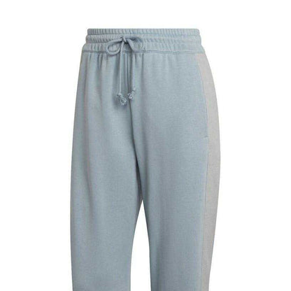 Grey - Back - Essentials Womens-Ladies Essentials 3 Stripes Joggers