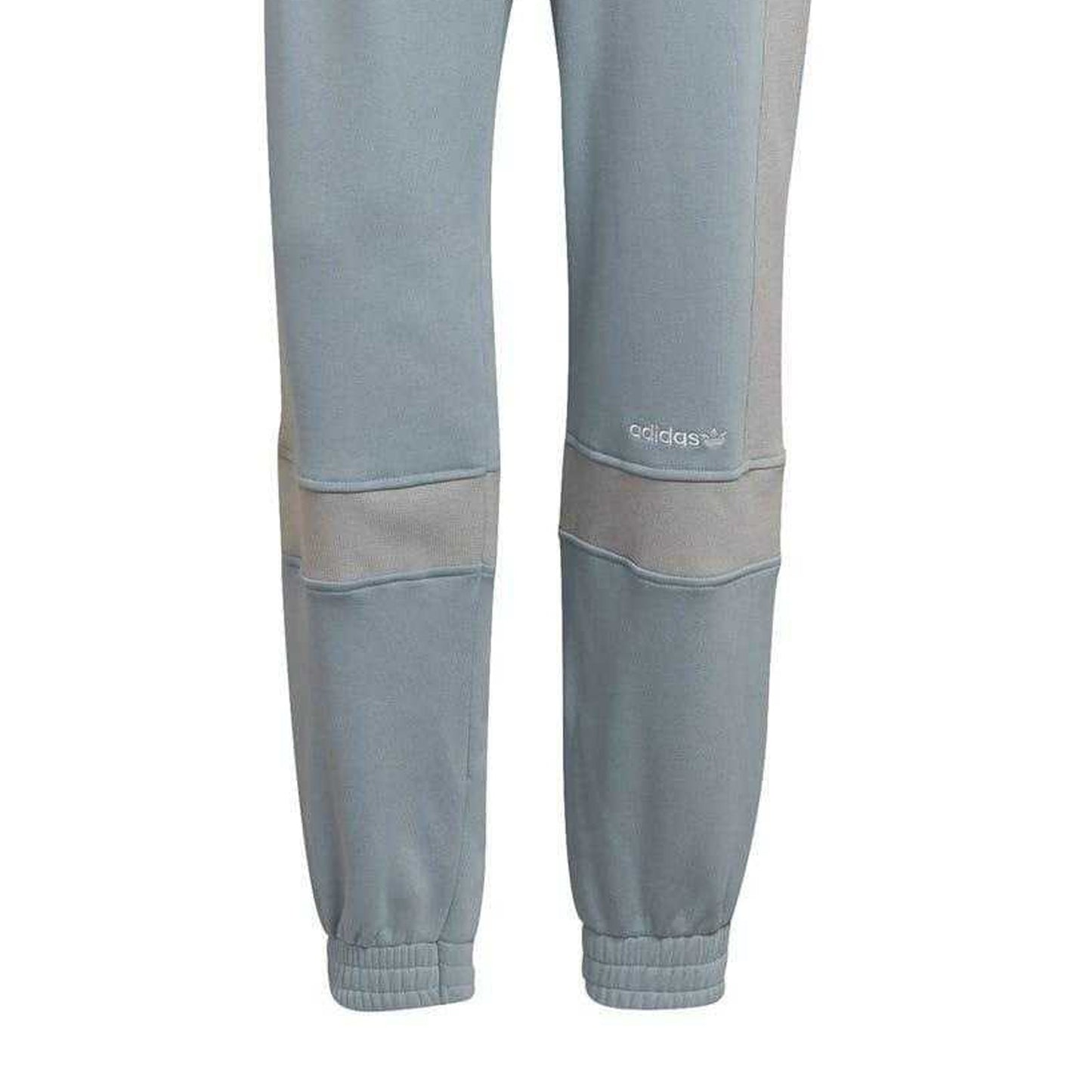 Grey - Side - Essentials Womens-Ladies Essentials 3 Stripes Joggers