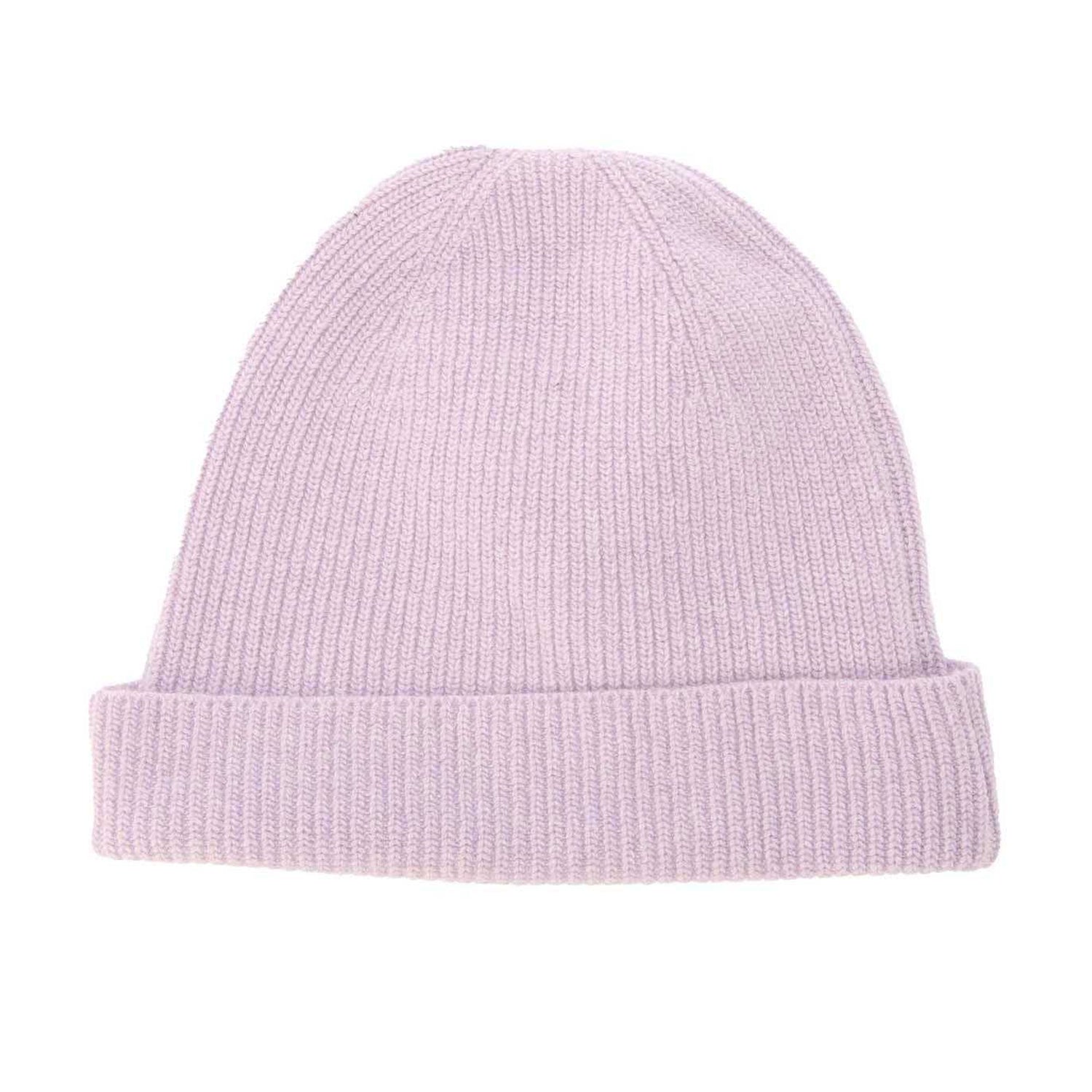 Lilac - Back - Palm Angels Childrens-Kids Logo Knitted Beanie