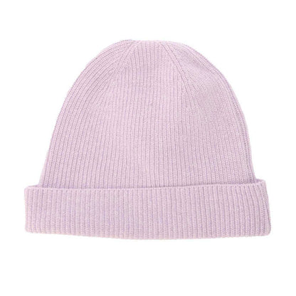Lilac - Back - Palm Angels Childrens-Kids Logo Knitted Beanie