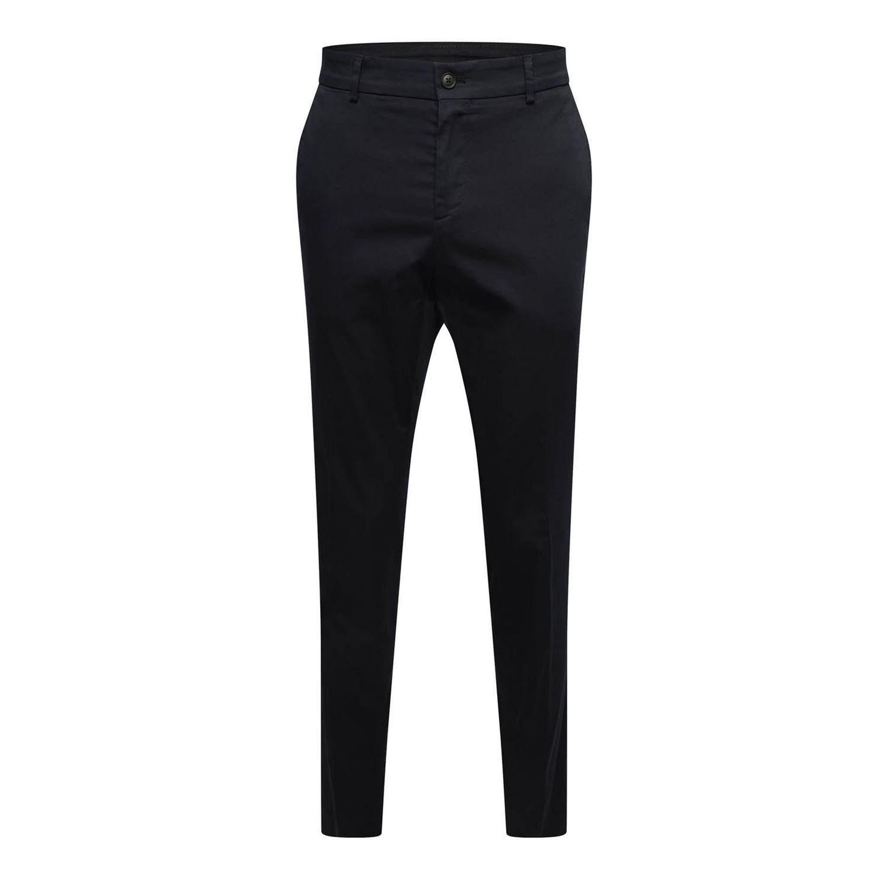 Dark Blue - Front - Boss Mens P-Genius Trousers