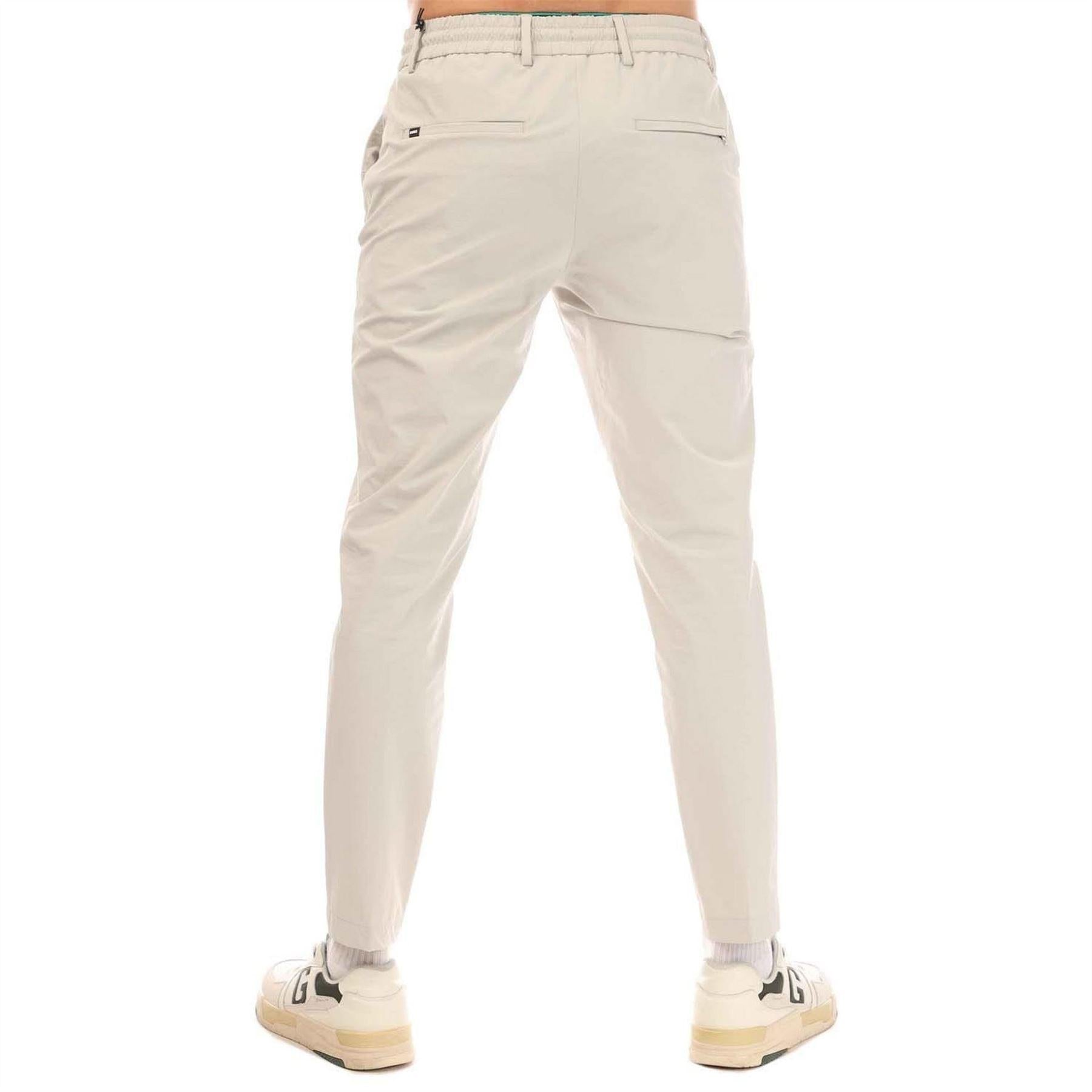 White - Back - Boss Mens P-Genius Trousers