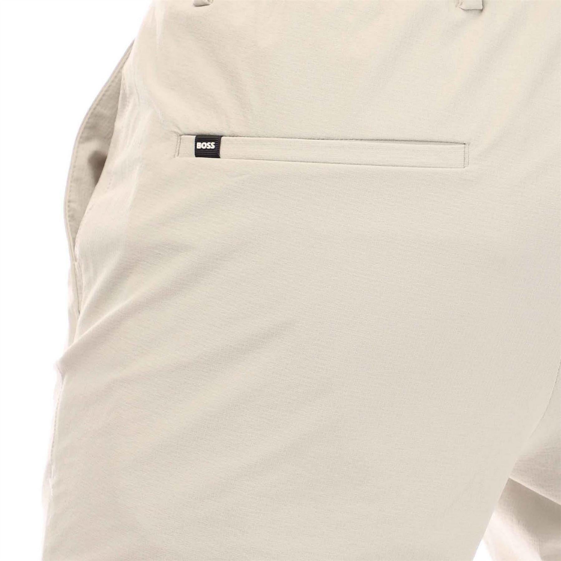 White - Side - Boss Mens P-Genius Trousers