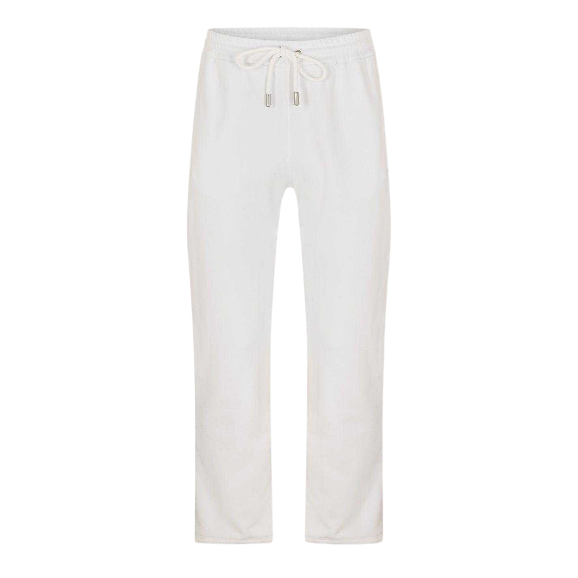 White - Front - Off White Mens Fleece Joggers