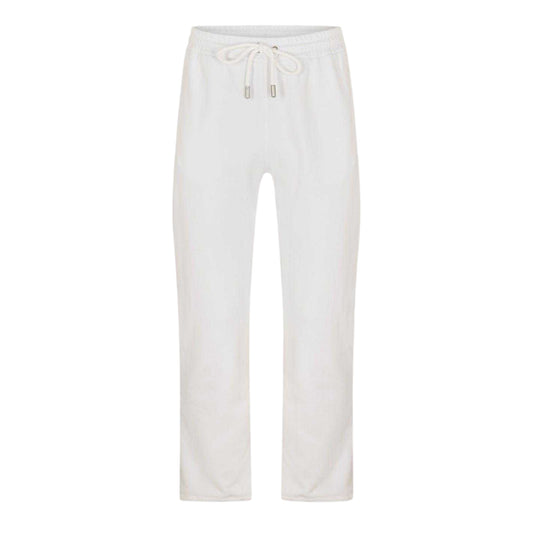 White - Front - Off White Mens Fleece Joggers