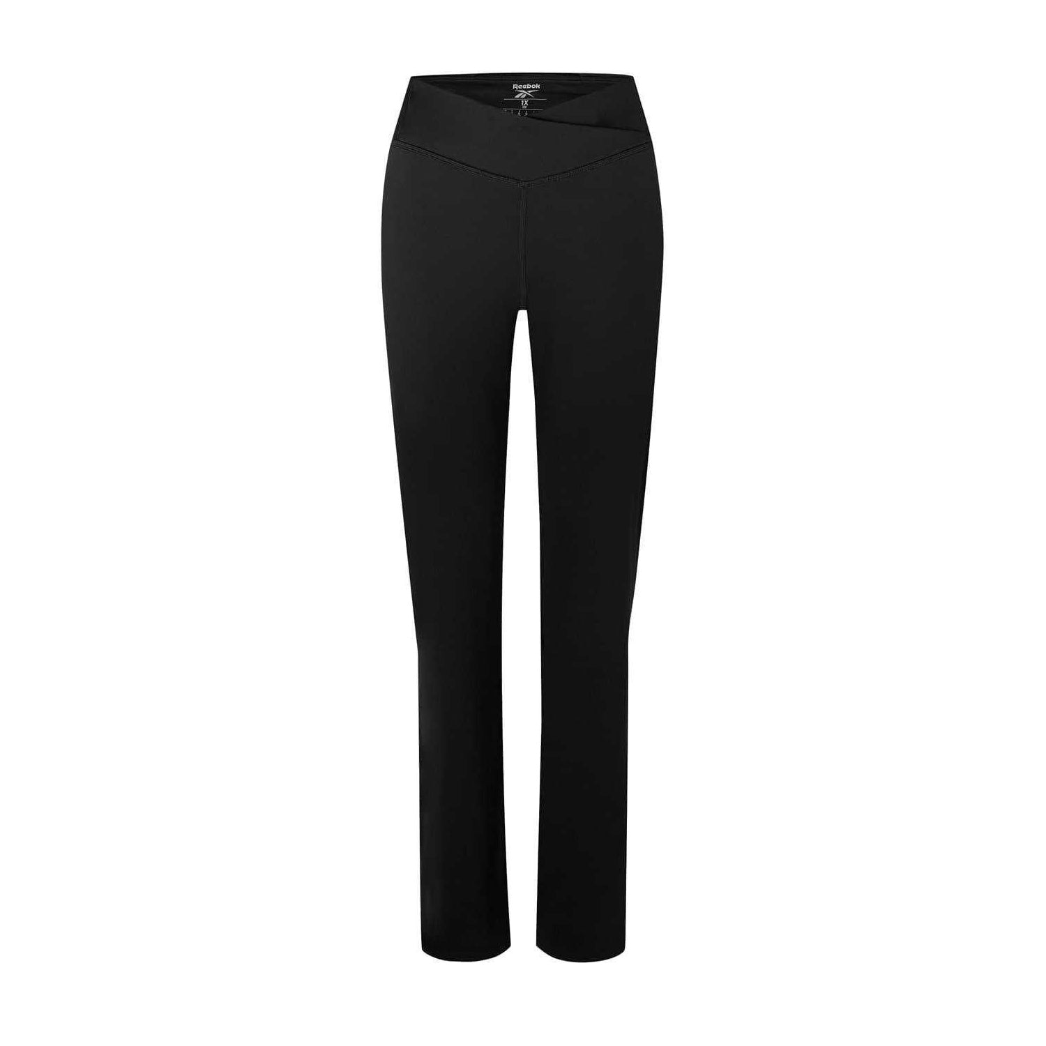 Black Night - Front - Reebok Womens-Ladies Flared Plus Trousers