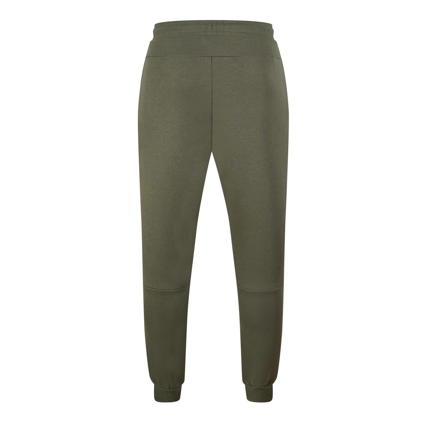 Khaki - Back - Everlast Mens Elite Narrow Joggers