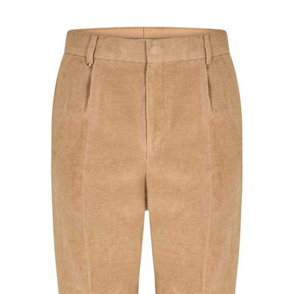 Beige - Back - Boss Mens Peter Straight Leg Trousers