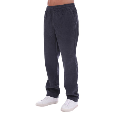 Muddy Navy - Side - Lyle & Scott Mens Plain Wide Leg Trousers
