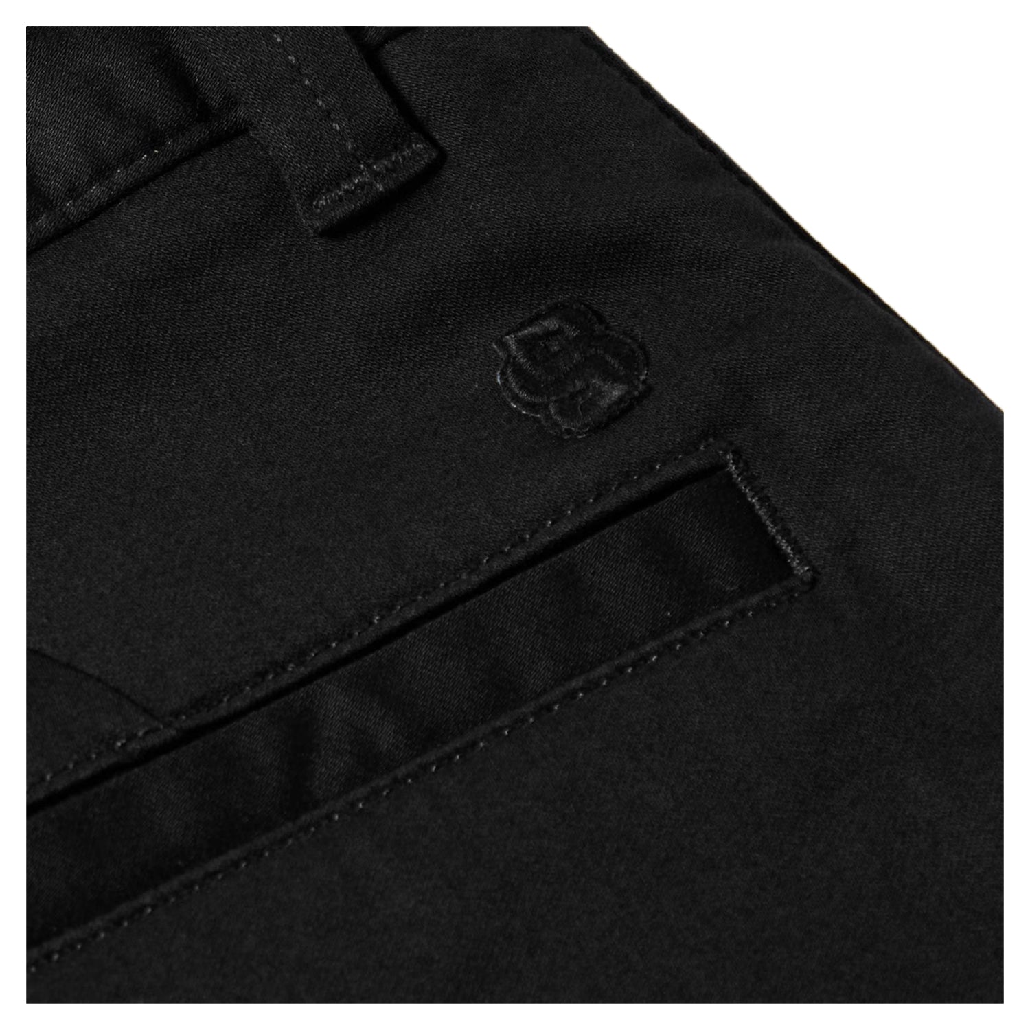 Black - Side - Boss Mens Kleon Straight Leg Trousers
