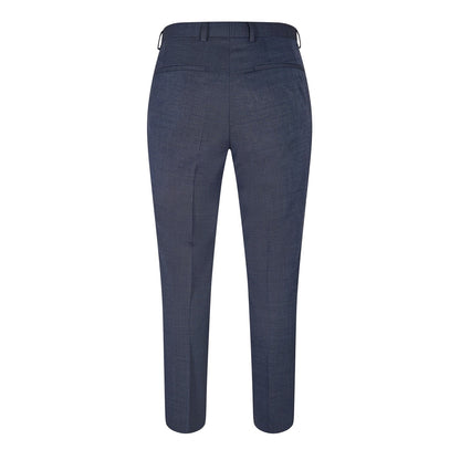 Blue - Back - Boss Mens Straight Leg Trousers