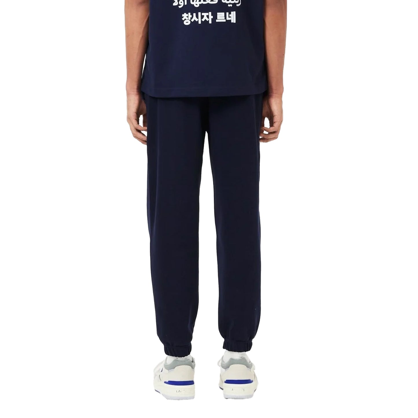 Navy Blue - Back - Lacoste Mens Rene Did It First Joggers