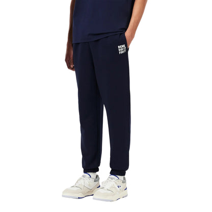 Navy Blue - Pack Shot - Lacoste Mens Rene Did It First Joggers