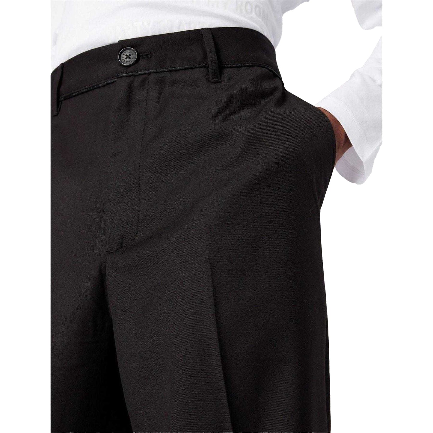 Black - Side - Armani Exchange Mens Trousers