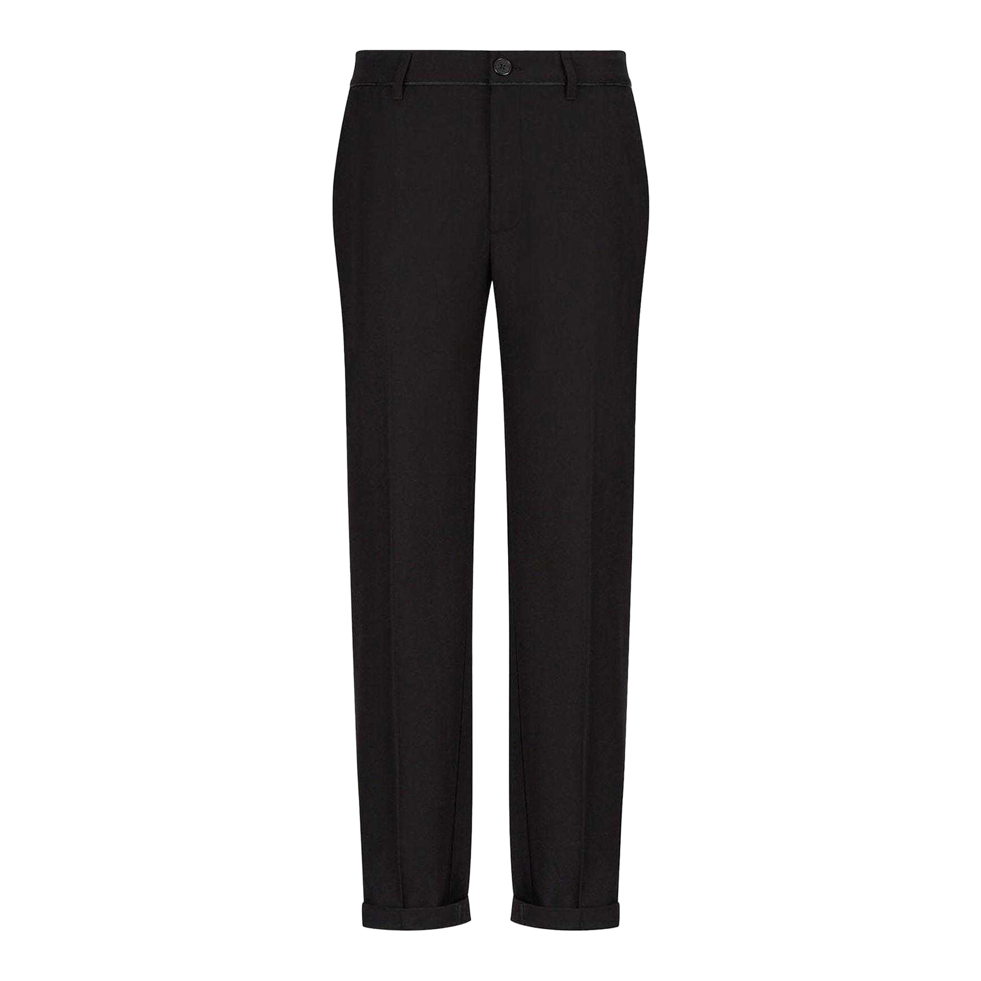 Black - Front - Armani Exchange Mens Trousers