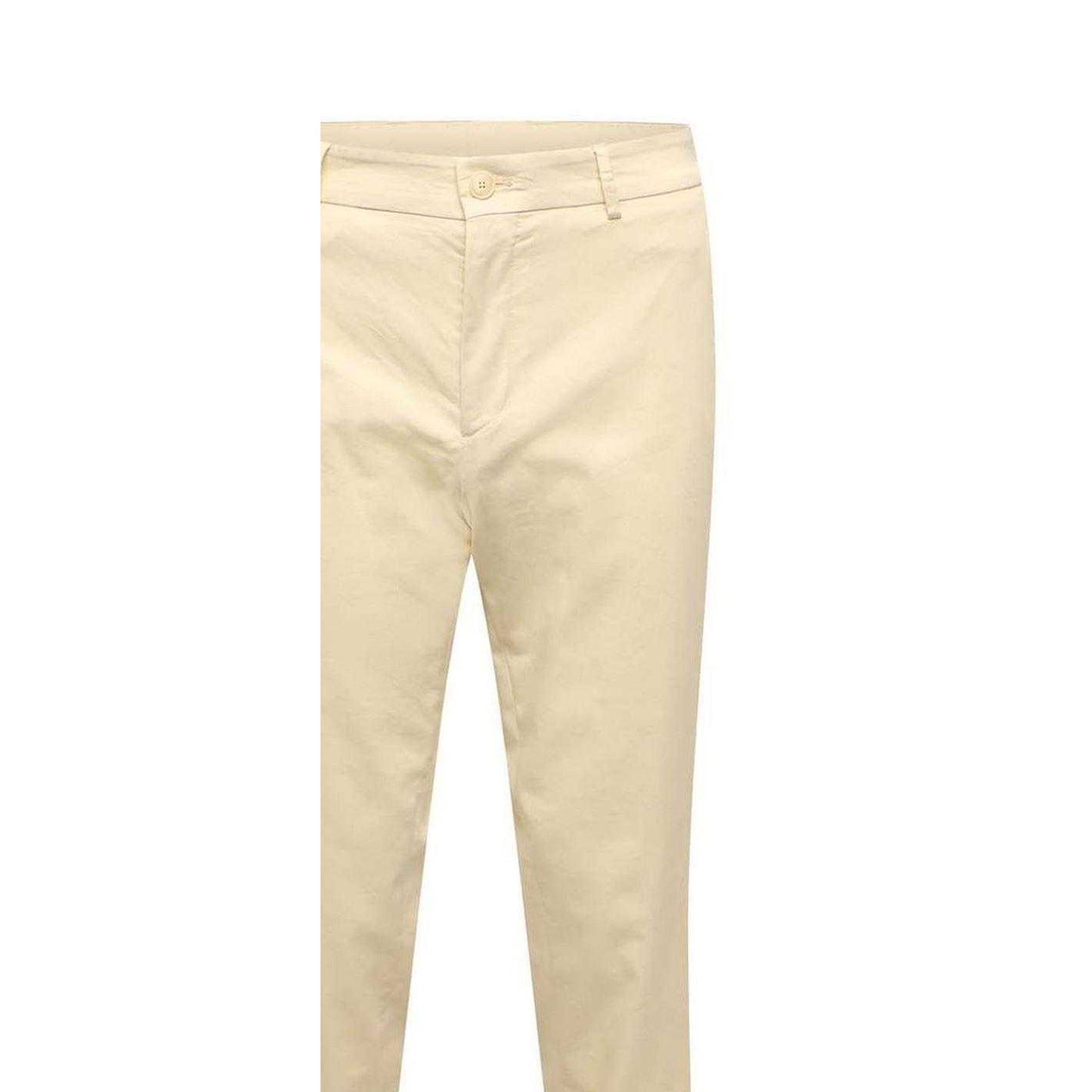 White - Side - Boss Mens P-Genius Slim Trousers