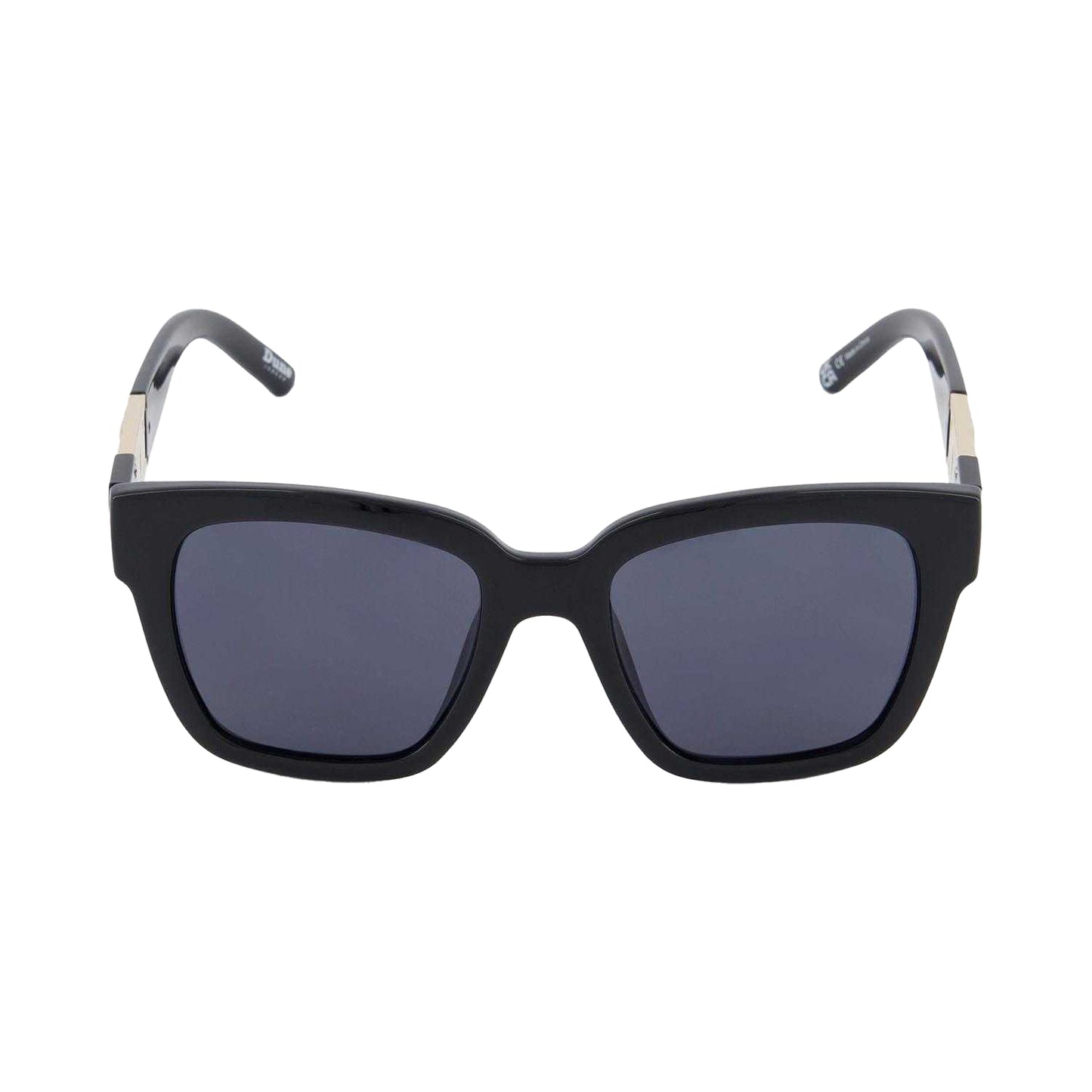 Black-Blue - Front - Dune London Gennoa Oversized Monogram Sunglasses