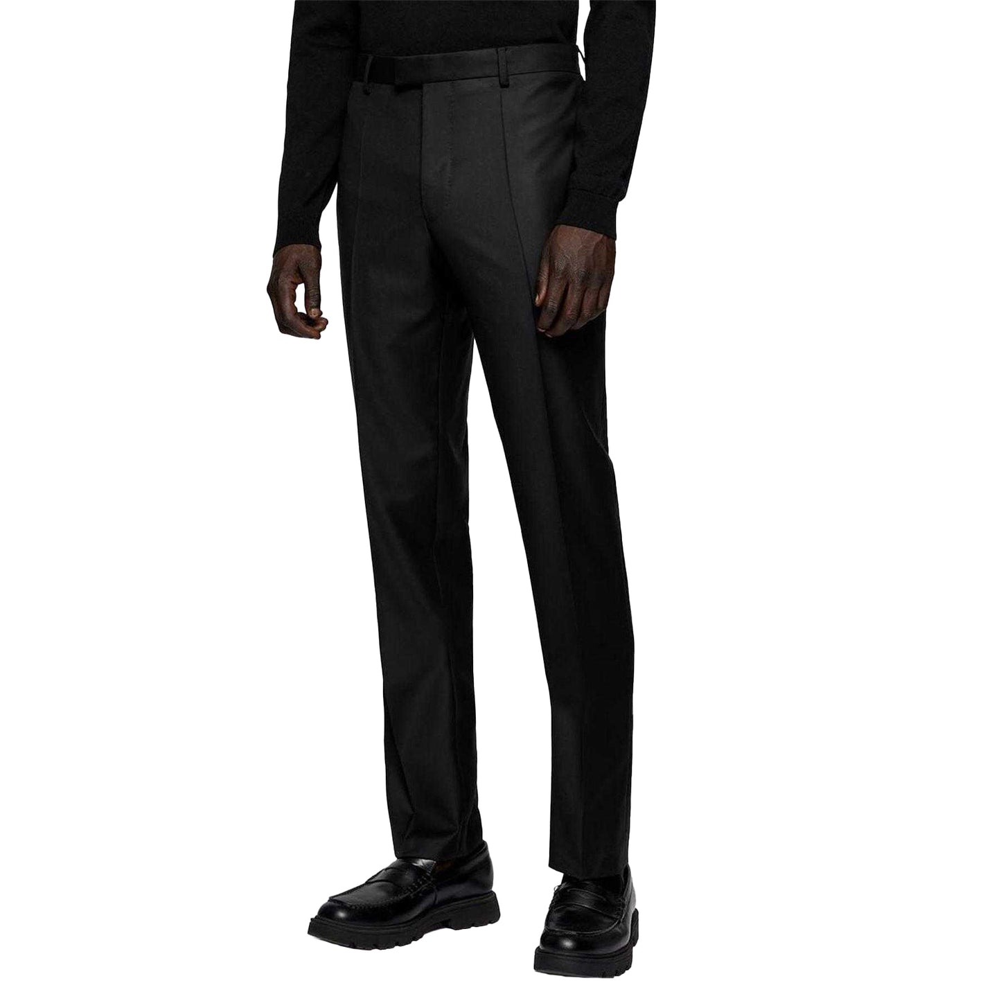 Black - Front - Boss Mens T-Lone Regular Trousers