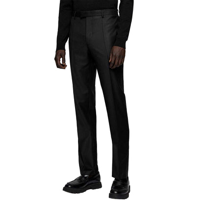 Black - Front - Boss Mens T-Lone Regular Trousers