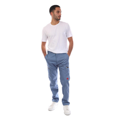 Blue - Lifestyle - Hugo Mens Gilan231D Cargo Trousers