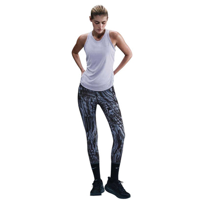 Indigo - Pack Shot - Nike Womens-Ladies Swift Dri-FIT Marble Tights