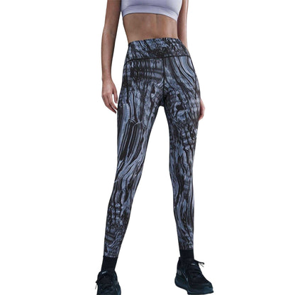 Indigo - Front - Nike Womens-Ladies Swift Dri-FIT Marble Tights
