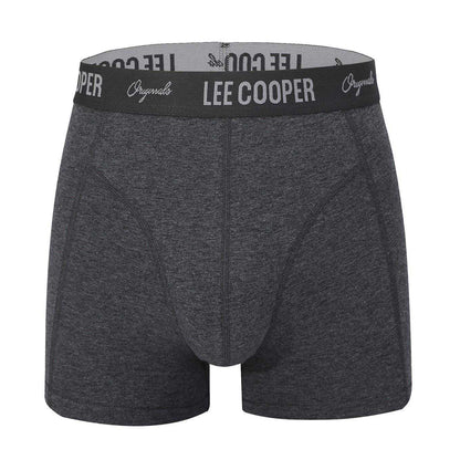Grey-Charcoal-Black - Back - Lee Cooper Mens Boxer Shorts (Pack of 10)