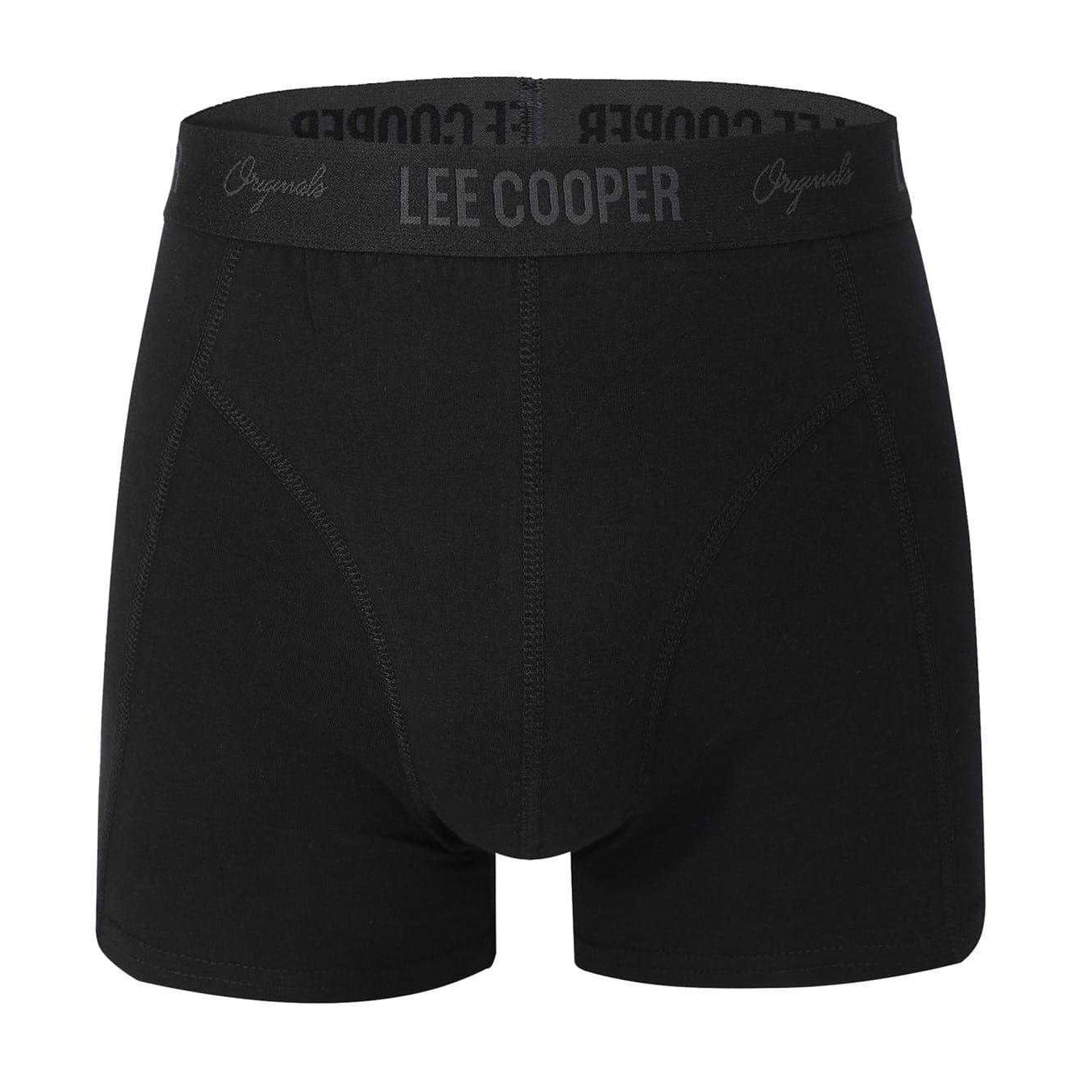 Grey-Charcoal-Black - Lifestyle - Lee Cooper Mens Boxer Shorts (Pack of 10)