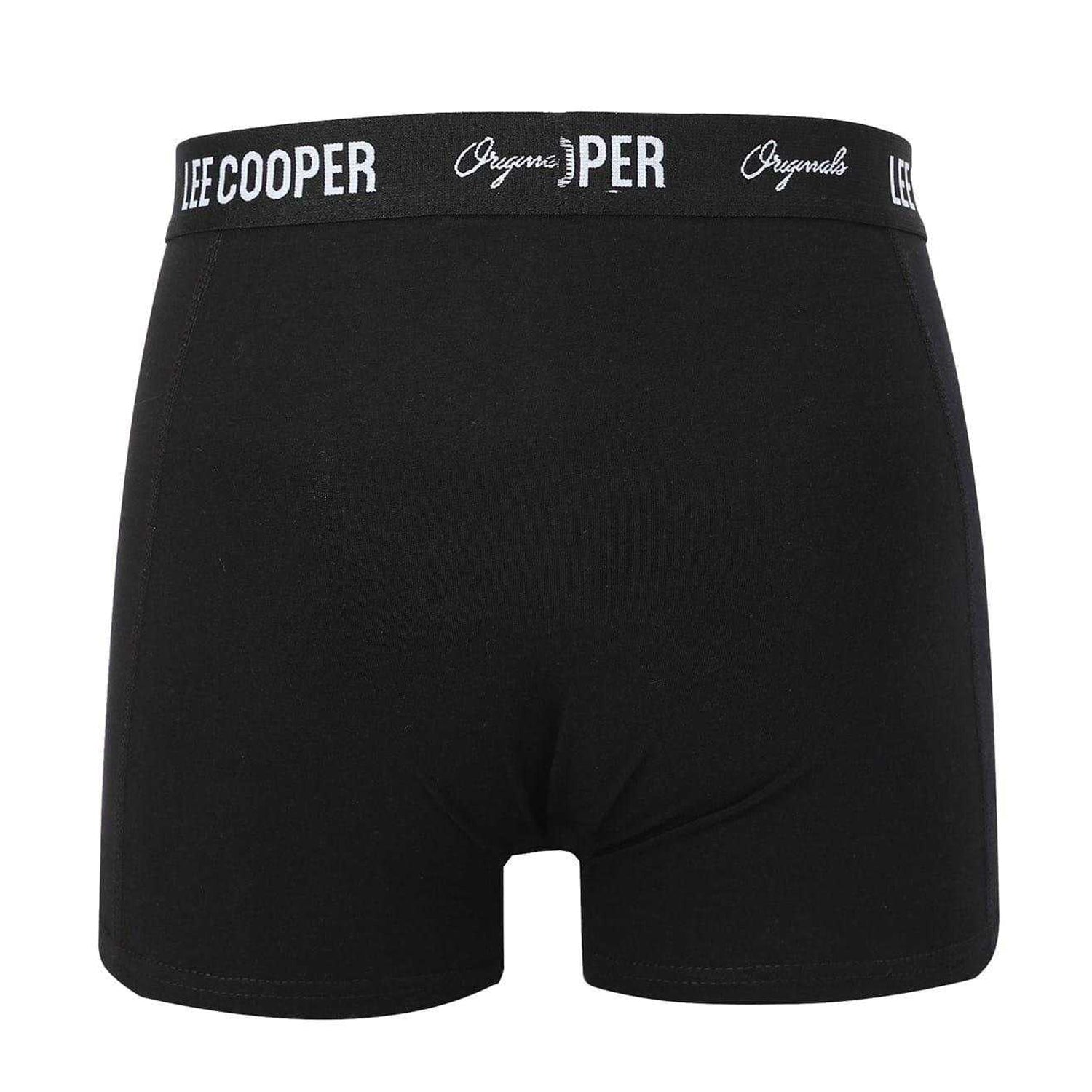 Grey-Charcoal-Black - Pack Shot - Lee Cooper Mens Boxer Shorts (Pack of 10)