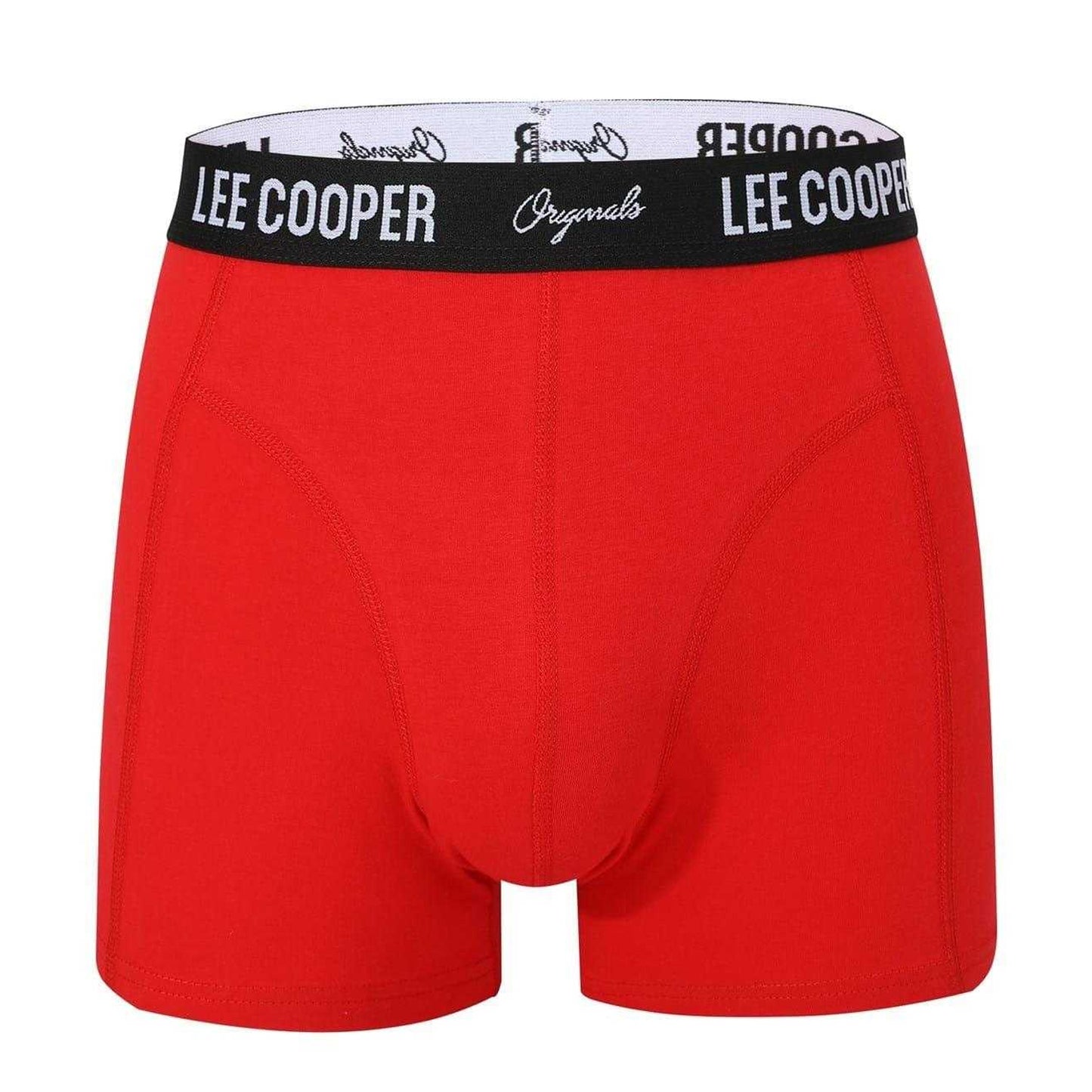 Black-Grey-Red-White - Lifestyle - Lee Cooper Mens Boxer Shorts (Pack of 10)
