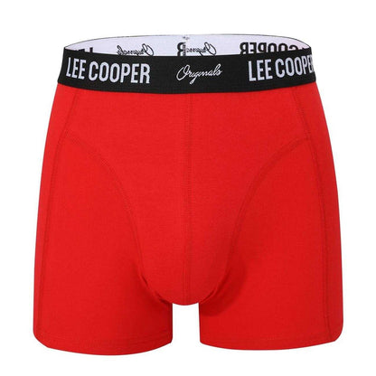 Black-Grey-Red-White - Lifestyle - Lee Cooper Mens Boxer Shorts (Pack of 10)
