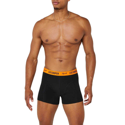 Black-Multicoloured - Back - Lee Cooper Mens Boxer Shorts (Pack of 10)