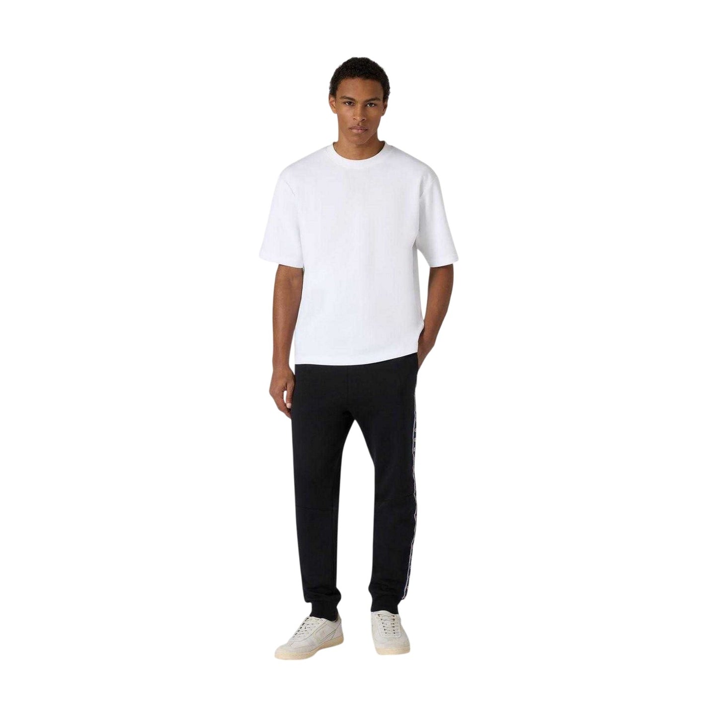 Black - Lifestyle - Champion Mens Jersey Taped Joggers