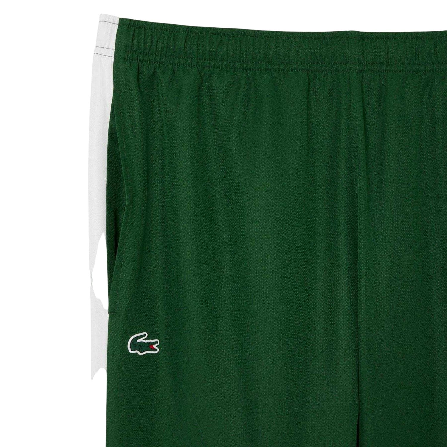 Green - Side - Lacoste Mens Colour Block Joggers