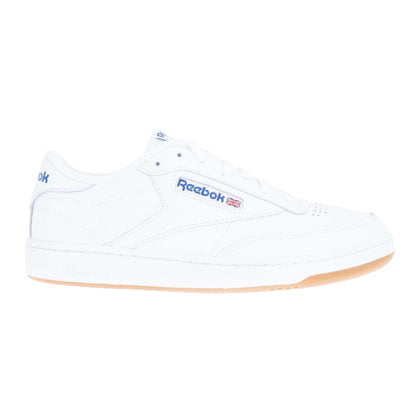 White - Side - Reebok Unisex Adult Classics Club C 85 Leather Trainers