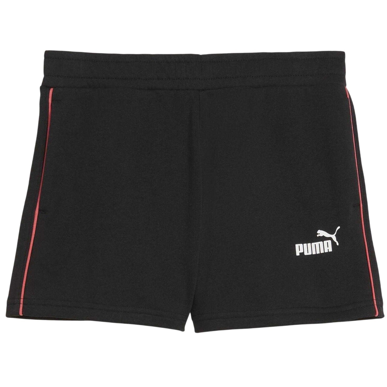 Puma Black - Front - Puma Childrens-Kids Woven Sweat Shorts