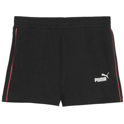 Puma Black - Front - Puma Childrens-Kids Woven Sweat Shorts