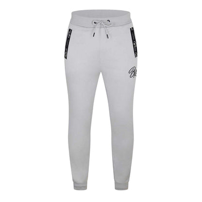 Mystic Blue - Front - Born Rich Mens Foletti Slim Joggers