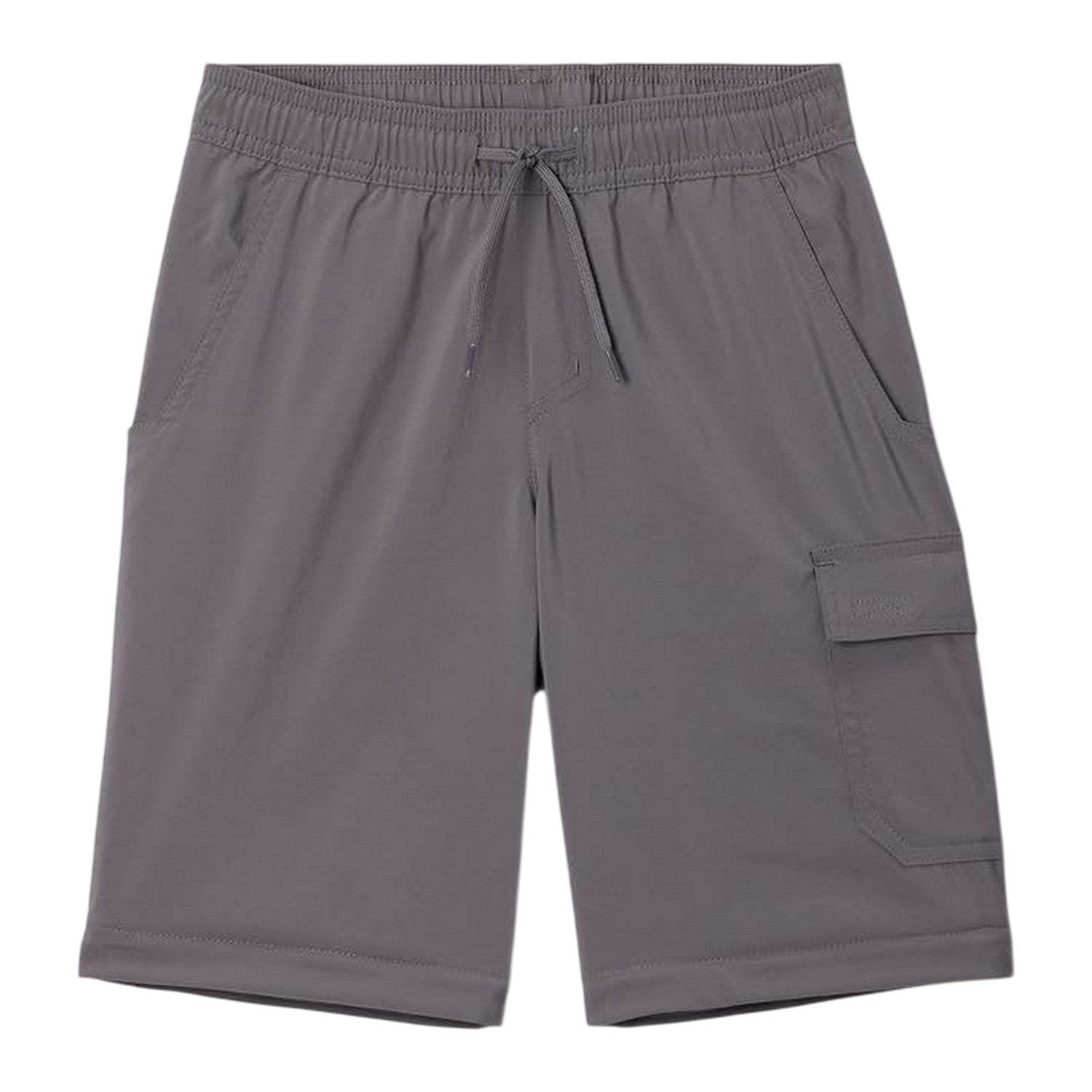 Dark Grey - Side - Columbia Boys Zip-Off Cargo Trousers