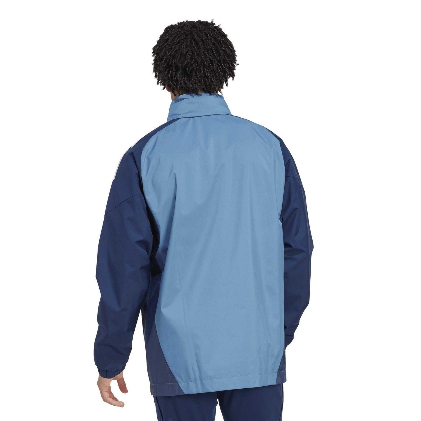 Blue - Back - Castore Mens Arsenal FC Regular Raglan Jacket