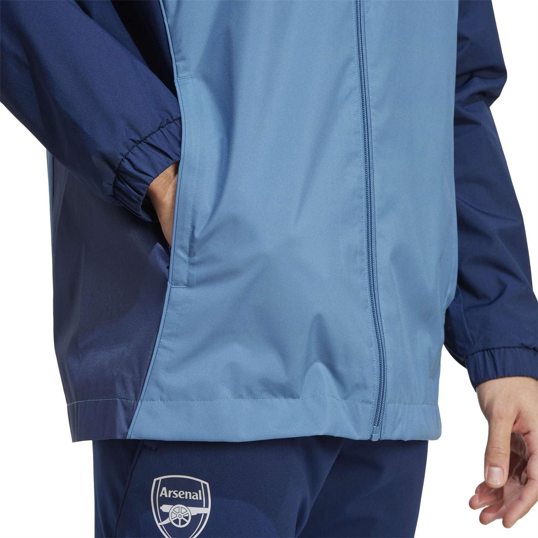 Blue - Lifestyle - Castore Mens Arsenal FC Regular Raglan Jacket