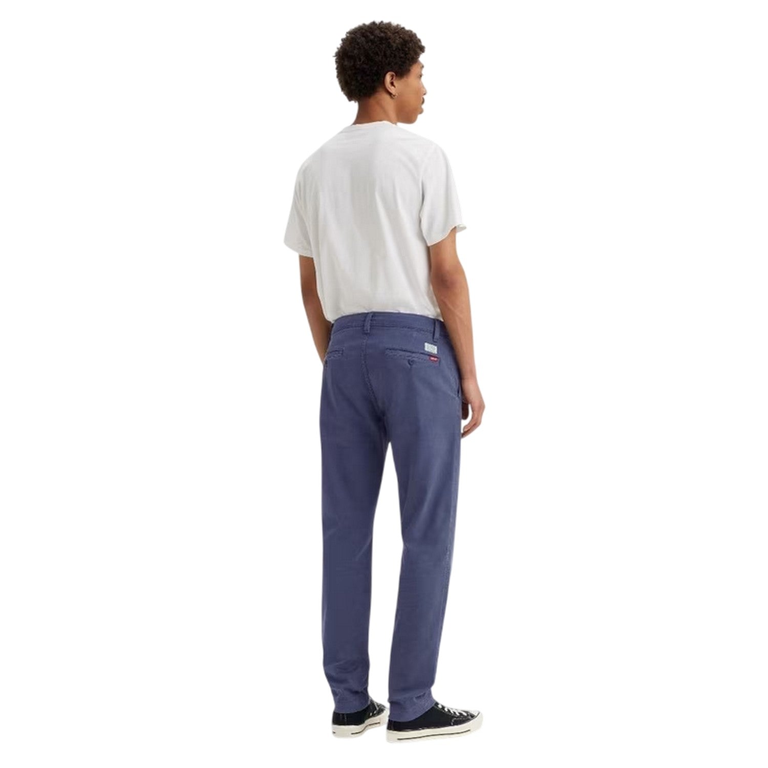 Blue - Back - Levis Mens Karla Corduroy Textured Slim Chinos