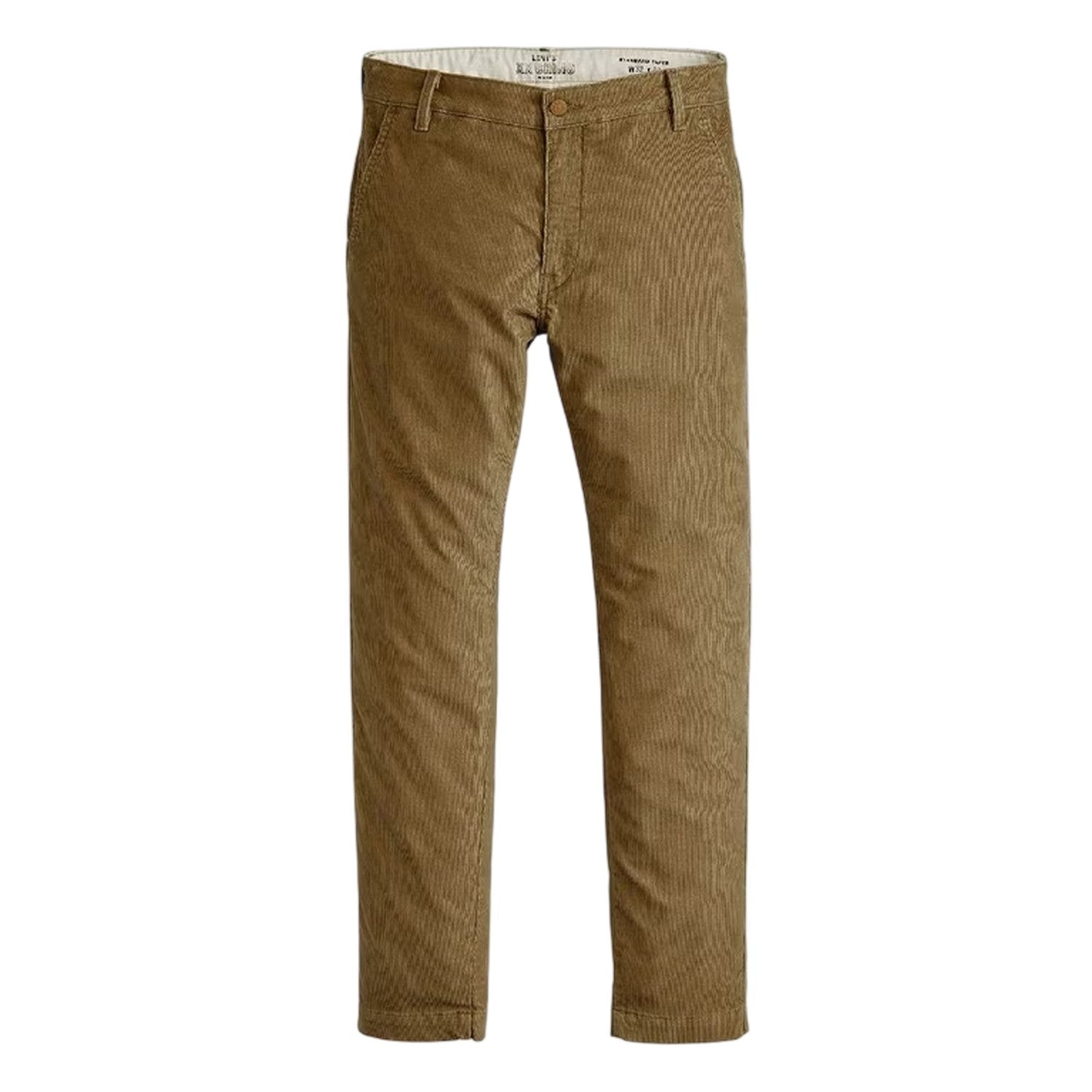 Brown - Front - Levis Mens Karla Corduroy Textured Slim Chinos